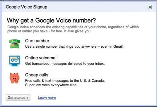 Étape 1 Google Voice