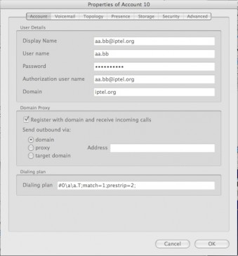 Configuration Xlite